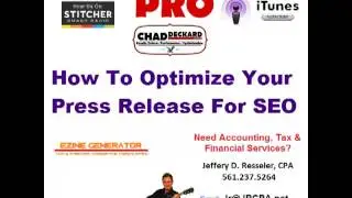 Optimize Press Release For SEO : Internet Marketing : PRO