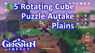 5 Rotating Cube Puzzle Autake Plains Genshin Impact