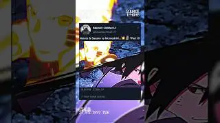 naruto and sasuke vs momoshiki 🥶