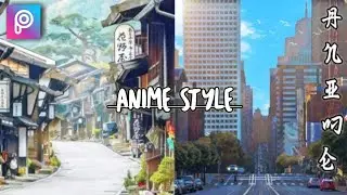 Cara Mengubah foto menjadi ala film Anime | anime style tutorial picsart