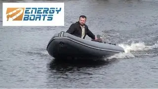 Надувная моторная лодка Energy N360 модель Гарпун с НДНД плоским дном с мотором Yamaha 4