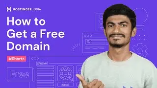 How to Get a Free Domain | Hostinger India #shorts