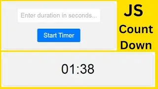 JavaScript - How to Create a Countdown Timer with HTML, CSS, and JavaScript