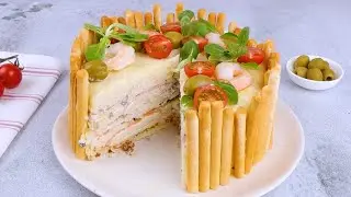 Tramezzino cake: place it in the center of the table for a beautiful and appetizing appetizer!