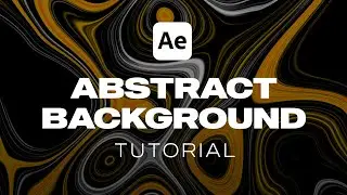 Abstract Liquid Background Loop | After Effects Tutorial