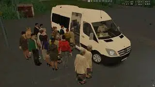 Обновленный Mercedes-Benz Sprinter 313CDI Tourist. Жирово - Автовокзал. Маршрут №117 (Omsi 2)