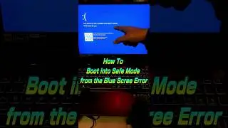 Safe Mode Startup from Blue Screen in Windows 10, 11 💻 #youtubeshorts #shorts