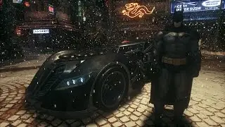 Batman: Arkham Knight - Arkham Asylum Batmobile Free Roam Gameplay