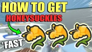 🌻BEST METHODS: How to Get Honeysuckles FAST! | Bee Swarm Simulator Beesmas 2022