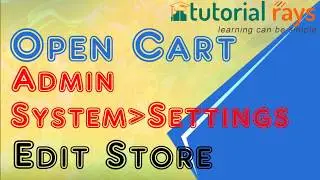 4.  OpenCart Admin Settings Stores  | OpenCart Stores Configuration