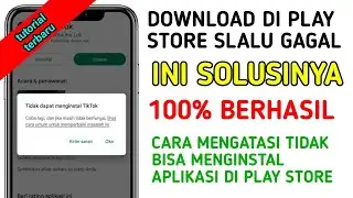 BEGINI cara mengatasi bisa install aplikasi di play store , play store tidak bisa instal aplikasi