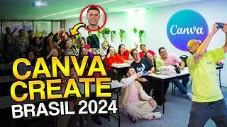 EU FUI! Evento do Canva Create no Brasil - Vem conferir como foi!