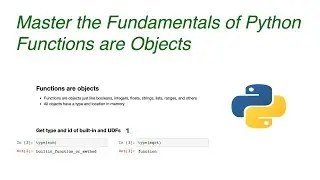 Functions are Objects - Master the Fundamentals of Python