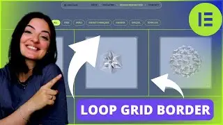 LOOP GRID BORDER WITH CSS - Elementor Wordpress Tutorial Flex Container