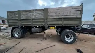 Завершение кап ремонта прицепа. ( Телеграмм DAG KAMAZ 110)