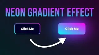 Create Glowing Neon Button Hover Effect using HTML and CSS