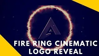 HOW TO make AWESOME fire ring Cinematic Logo Reveal Effect - Adobe After Effects  easy Tutorial