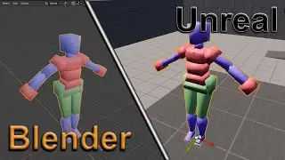 Exporting Characters From Blender & Importing To Unreal Engine (Solving Common Issues), Tutorial