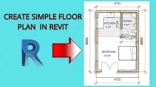 Floor plan in Revit- Create simple floor plan in Revit