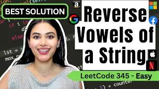 Reverse Vowels of a String - LeetCode 345 - Python 