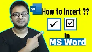 How to Insert a Tick Mark and Check Mark in MS WORD? | MS Word Tutorial | LeonsBD