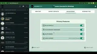 Hide your WhatsApp Web contacts chat and DP with this Chrome Extension 🔥