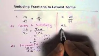 04 Reduce Fractions to Lowest Terms