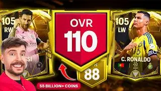 I Spent 55 BILLION+ COINS for 110 OVR in FC Mobile 25!