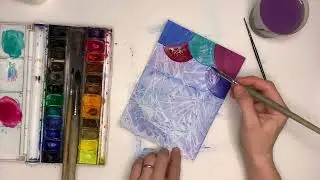 Рисуем открытку с дедом морозом. Как нарисовать открытку. Урок рисования. Ёлочные шары, дед мороз.