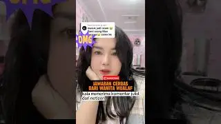 Jawaban cerdas mualaf ini buat netizen julid 