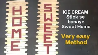 DIY sweet home with Icecream Popsicles Easy making