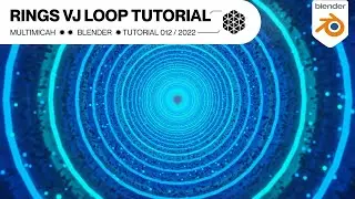 Simple Trippy Circular VJ Loop - Blender 3.0 Tutorial