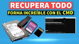 Forma REAL y Gratis de Recuperar Datos de Disco Duro, Memoria USB, SD, Micro SD y SSD (Usando CMD)