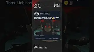 Itachi Uchiha destroy the Three Uchihas in few seconds 😏