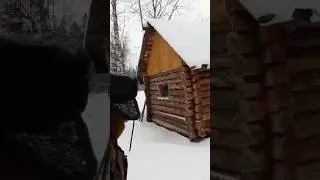 ИЗБА ОХОТНИКА. ТАЁЖНАЯ ИЗБА. 