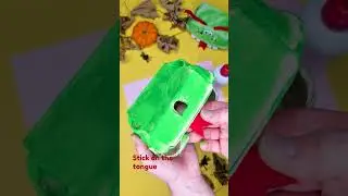 Make You Own Monster Eggbox 👾 Craft for Toddlers 💛 Very Small Creatures #craft #shorts