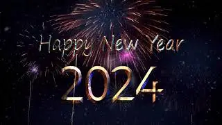 New Year Countdown 2024, 2024 Greetings, 4K Video Happy New Year Greetings, black mart