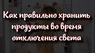 Как правильно хранить продукты во время отключения света без вреда для здоровья