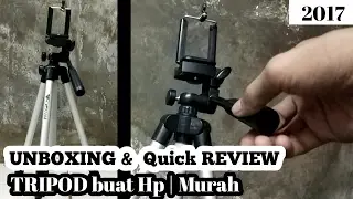 Unboxing &  Review TRIPOD Murah Untuk Hp