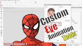 How to use custom Eye animation tools - cartoon animator 4