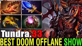 Best DOOM [OFFLANE] TUNDRA.33 Showing Build Item Insane Damage Combo | Dota2 FullGame [7.32E]
