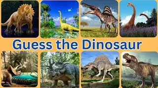 Take the Ultimate Dinosaur Challenge || Guess the Dinosaur Challenge