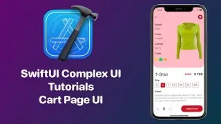 SwiftUI Complex UI Tutorials - E-Commerce App Cart Page UI - Xcode 12 - SwiftUI 2.0 Tutorials