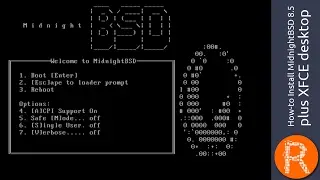 How-to Install MidnightBSD 8.5 plus XFCE desktop