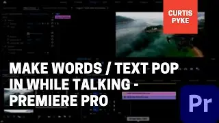 How to Make Words and Text Synchronize to Text - Adobe Premiere Pro