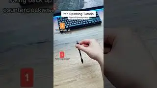 FIGURE 8 pen spinning tutorial REALLY EASY 8️⃣ 