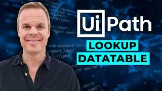 How to Lookup Data Table in UiPath - Full tutorial