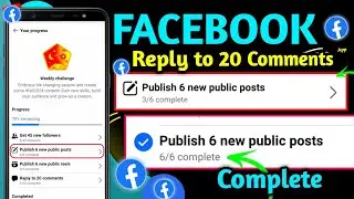 Publish 6 new public reels Facebook page // Facebook Publish 6 new public reels // yt of fb AA