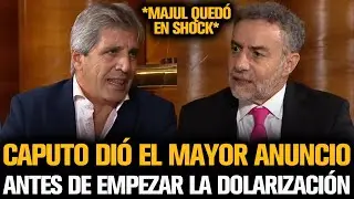 CAPUTO DIÓ EL MAYOR ANUNCIO ANTES DE LA DOLARIZACIÓN CON MILEI