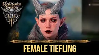 Baldurs Gate 3 Character Creation - Female Tiefling Beauty